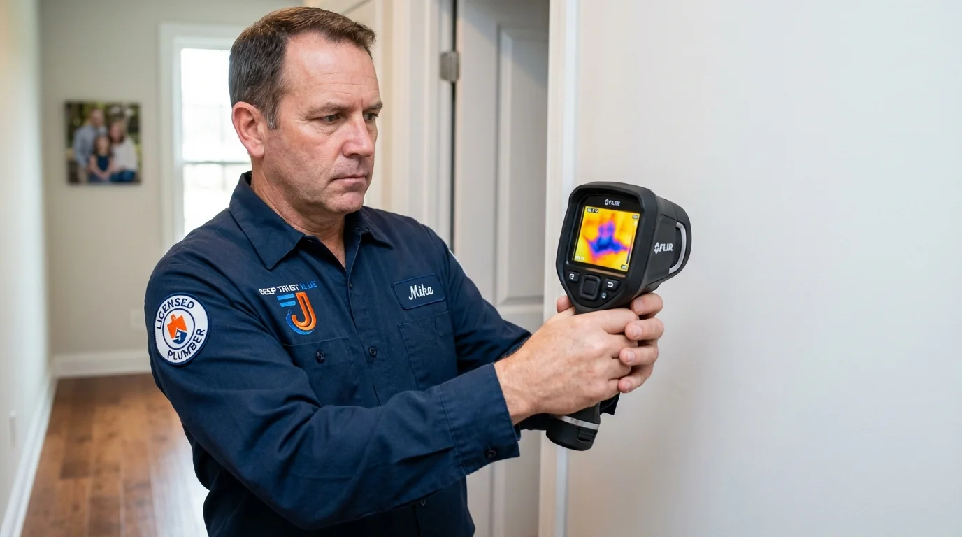 Thermal imaging leak detection by Johns Plumbing LLC in Flatwoods